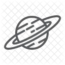 Saturn Astronomy Space Icon