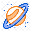 Outline Space Planet Icon