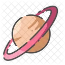 Saturn Planet Orbit Planet Icon