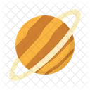 Saturn Planet Moon Icon