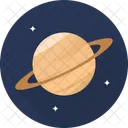 Saturn Planet Space Icon