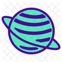 Planet Astronomy Science Icon