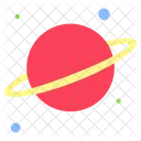 Saturn Planet Ring Icon