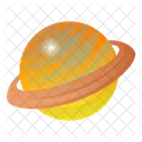 Saturn Planet Solar System Icon