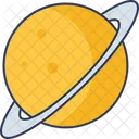 Saturn Planet Universe Icon