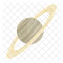 Saturn Ring Planet Icon