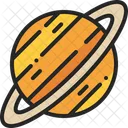 Saturn Ring Planet Icon