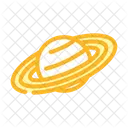 Saturn Planet Earth Icon