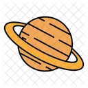 Saturn Planet Astronomy Icon