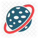 Saturn Ring Planet Space Icon