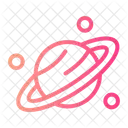 Saturno Terra Ícone