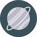 Saturno Espaco Orbital Ícone