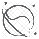 Saturno Sistema Solar Astronomia Ícone