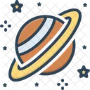Saturno Astrologia Cometa Ícone