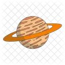 Saturnus Galaxy Glass Icon