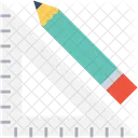 Set Quadrat Bleistift Symbol