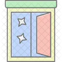 Sauberes Fenster  Symbol