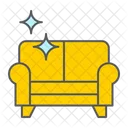 Sauberes Sofa  Symbol