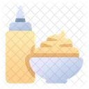 Sauce Sauce Bottle Sauce Bowl Icon