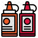 Sauce Ketchup Bottle Icon