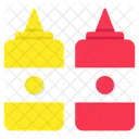 Sauce Bottle Ketchup Bottle Condiment Icon