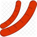 Saucisse Fast Food Junk Food Icon