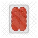 Nourriture Repas Salami Icon