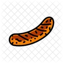 Fume Saucisse Viande Icône