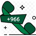 Saudi Arabia Country Code Phone Code Icon