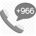 Saudi Arabia Dial Code  Icon