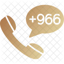 Saudi Arabia Dial Code  Icon