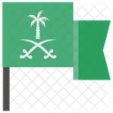 Saudi Flag Royal Standard Saudi Arabia Icon