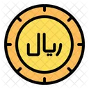 Saudi Riyal Money Cash Icon