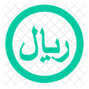 Saudi riyal-coin  Icon