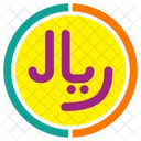 Saudi Riyal Symbol Icon