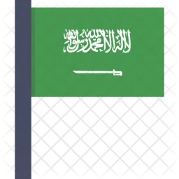 Saudita Flag Ícone