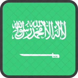 Saudita Flag Ícone