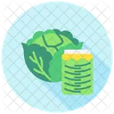 Sauerkraut Kohl Lebensmittel Symbol