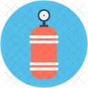 Sauerstoff Flasche Atmung Symbol