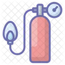 Medizinische Gerate Sauerstoffflasche Sauerstoffpumpe Symbol