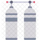 Sauerstoff Flasche Tank Symbol