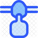 Flughafen Flug Sauerstoffmaske Icon