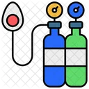 Sauerstofftank Sauerstoffflasche Flasche Symbol