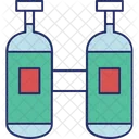 Sauerstoffflasche Tauchsauerstoff Zylinder Symbol