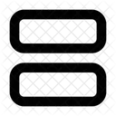 Säule horizontal  Symbol