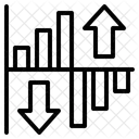 Säulen-Linien-Diagramm  Symbol