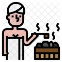 Sauna Spa Heiss Symbol