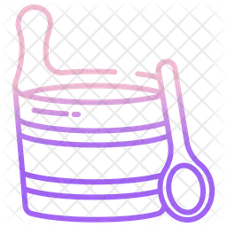 Sauna Bucket  Icon