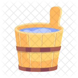 Sauna Bucket  Icon