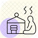 Sauna Sauna Chambre Icône